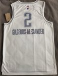 NBA 2 Gilgeous-Alexander OKC Thunder 21-22 city 75th Anniversary Maillot